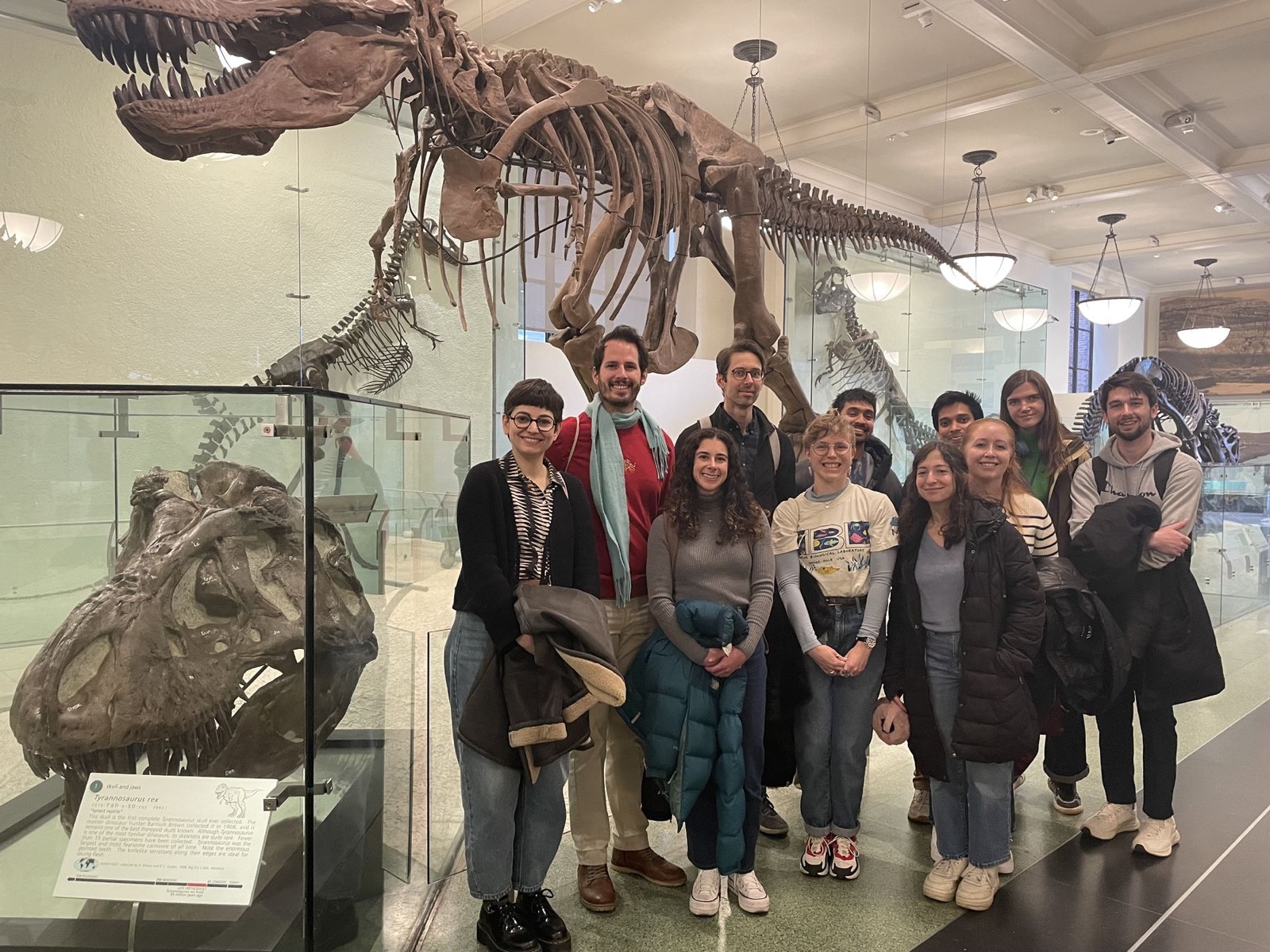The lab at the American Museum of Natural History